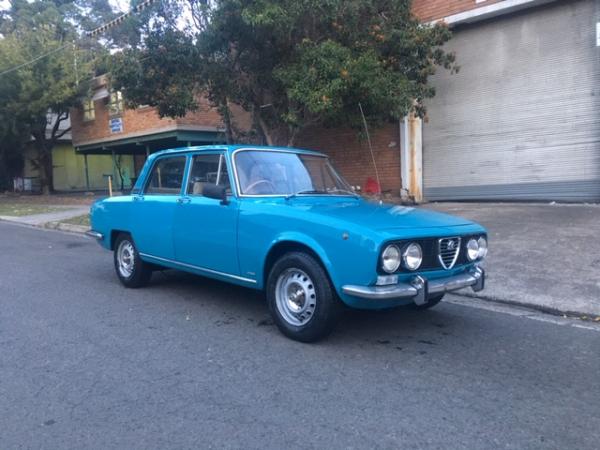 1972 Alfa Romeo Berlina 2000 Manual 