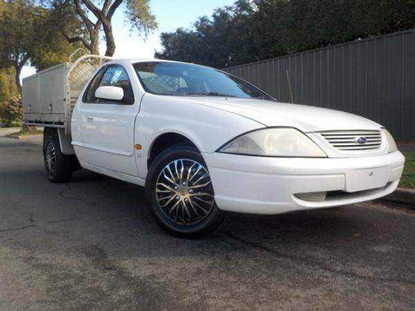 2000 Ford Falcon AU II XL Super Cab White 4 Speed Automatic