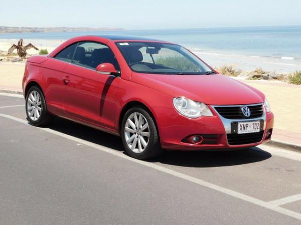 2007 Volkswagen EOS 1F FSI DSG Red 6 Speed Sports Automatic Dual Clutch