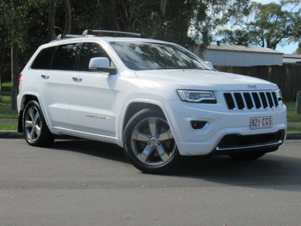 2014 Jeep Grand Cherokee WK MY2014 Overland White 8 Speed Sports Automatic