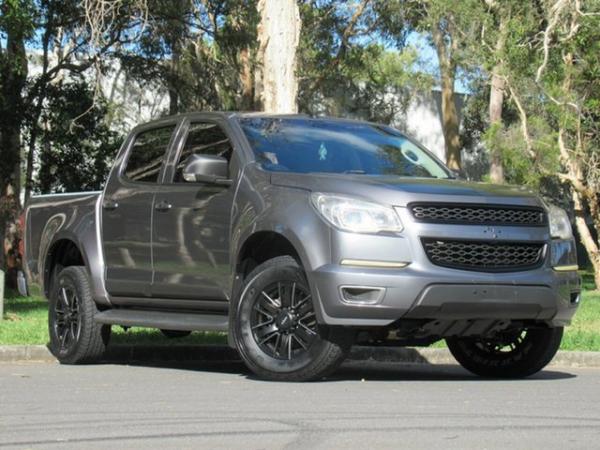 2013 Holden Colorado RG MY13 LX Crew Cab Grey 6 Speed Sports Automatic