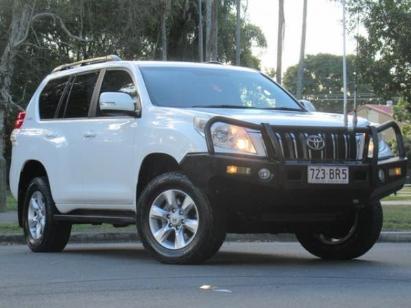 2012 Toyota Landcruiser Prado KDJ150R GXL White 5 Speed Sports Automatic