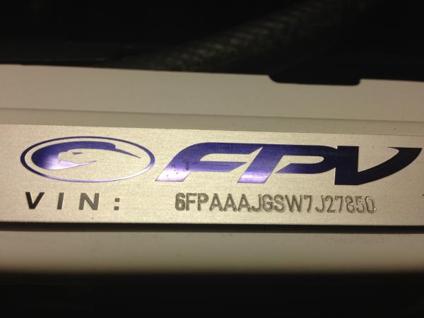 2007 FPV BF Ford  GT COBRA