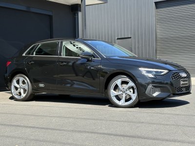2022 Audi A3 8Y GY MY22 35 TFSI Sportback S Tronic Black 7 Speed Sports Automatic Dual Clutch